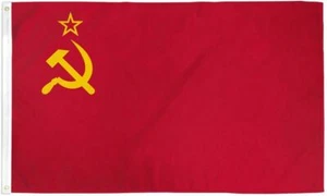 3x5 USSR Flag Soviet Union Russian Communist Party Banner Communism Pennant 100D - Picture 1 of 2