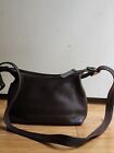 Vintage Coach Brown Chocolate Leather Hobo Crossbody/shoulder Purse  S
