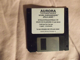 Aurora Technologies Saturn/Apollo Drivers for Solaris/X86 3.5” Floppy Disk