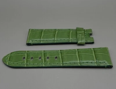 Correa de reloj OFFICINE PANERAI Italia correa verde puntada verde 22/20 mm OEM Foto 1 de 4