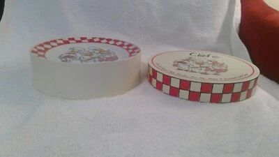 I. Godinger & Co. "Chef" Juego de 4 platos de postre y o decoración de pared, #9480, IOB Foto 1 de 4