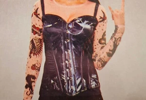 Punkgirl Rockerin Rockerbraut Kostümshirt Gr. L Fasching Karneval Verkleidet - Bild 1 von 1