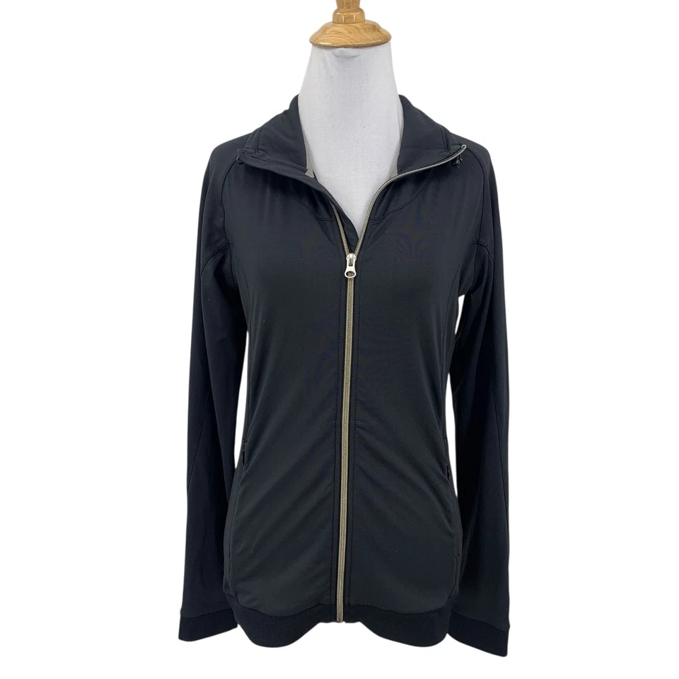 Chaqueta Sunice Mujer S Pequeña Negra Super Lite FX Deportiva Cremallera Completa Bolsillos Atléticos Foto 1 de 4