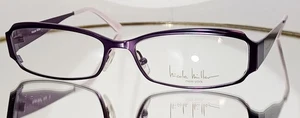 Vintage NICOLE MILLER COLLECTION MUSE Eyeglasses PURPLE New Metal 55-15-135 - Picture 1 of 13