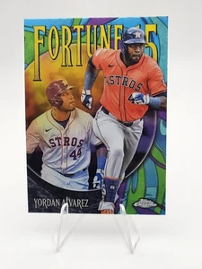 2025 Topps Chrome Baseball Yordan Alvarez Fortune 15 #F15-9 Houston Astros - Picture 1 of 2