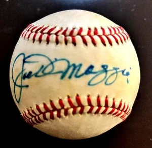 Joe DiMaggio New York Yankees Signed Lee MacPhail Official Baseball JSA COA - Picture 1 of 4
