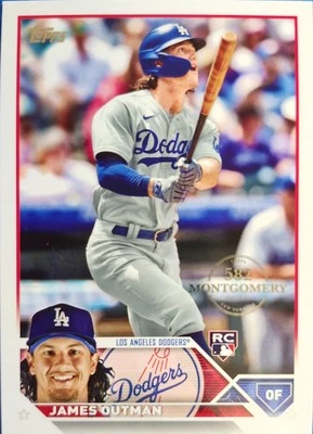 2023 Topps Complete Set - James Outman #395 582 Montgomery Club (RC) - Image 1 of 2