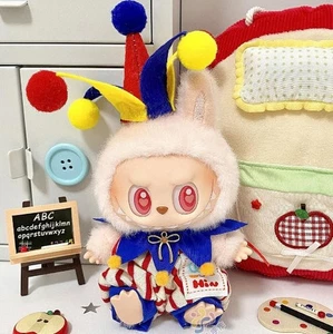 (No Dolls) Clown Set For POP MART LABUBU The Monsters Plush Doll Clothes Outfit - Picture 1 of 5