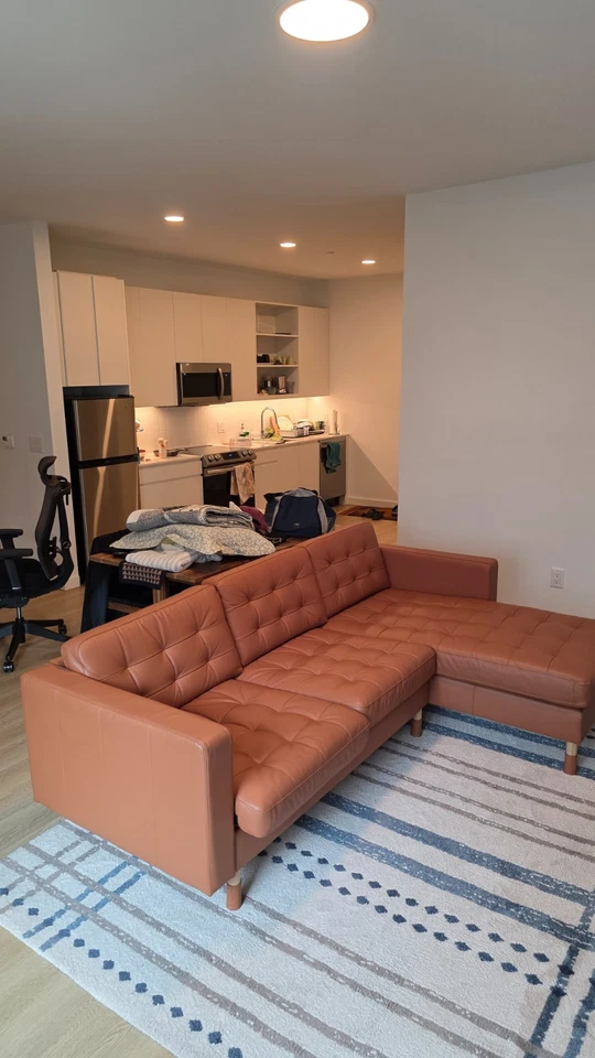 MORABO Chaise, unidad adicional, Grann/Bomstad marrón dorado/madera, ligeramente usada Foto 1 de 2