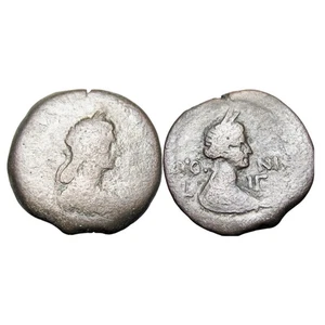 Agrippina Junior ,EGYPT, Alexandria.Claudius . Augusta, AD 50-59. Æ Diobol - Bild 1 von 1
