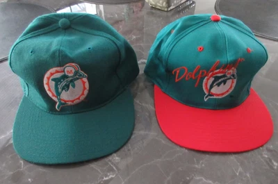 Elección de Miami Dolphins NFL Bordado Vintage Logo Años 90’s Ajustable Snap Back Sombrero Foto 1 de 2