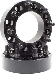 STEEL 8x170 To 8x6.5 Wheel Adapters 2" Put 8x165.1 Wheels On Ford F-250 F-350 - Picture 1 of 24
