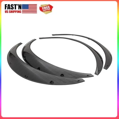 For Dodge Challenger SRT 4.5" Carbon Fiber Fender Flares Wheel Arches Extra Body Foto 1 de 4