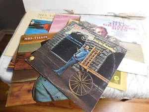 LOT OF 7 MEL TILLIS  COUNTRY MUSIC 33 RPM LPS      R41 - Picture 1 of 15