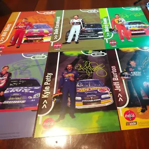 Set 6 NASCAR 1999 Coca-Cola Sammlerkarten Stat Promo Earnhardt Rudd Petty 8" - Bild 1 von 10