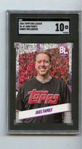 2024 Topps Big League Jabs Family Influencer #HI-JF ⭐️💥🎯SGC Graded 10 - Picture 1 of 2