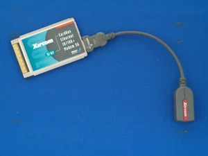 Xircom CBEM56G-100 Cardbus Ethernet 10/100 Modem 56k - Picture 1 of 3