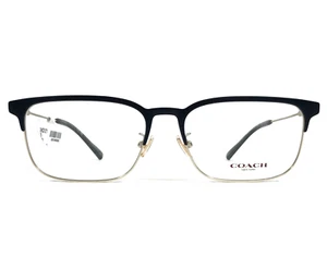 Coach Eyeglasses Frames HC5121 9369 Matte Light Gold Black Rectangle 58-17-145 - Picture 1 of 13