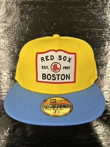 BOSTON RED SOX 2021 City Connect New Era 59FIFTY MLB FITTED HAT CAP CLEARANCE! - Picture 1 of 4