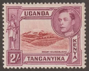 EDSROOM-19053 Kenya 71 H 1944 High Value George VI Perf 13 1/2 X 13 CV$30 - Picture 1 of 2
