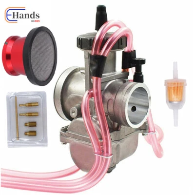 Novo carburador e filtro de ar para Honda CR250 CR250R ATC250R KTM 125 200 250 PWK38 - Imagem 1 de 4