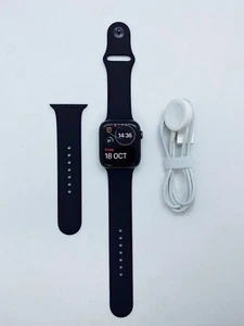Apple Watch Series 6 44mm Nike Edition (GPS+Cellular) Black Sport Band 78% BH - Zdjęcie 1 z 11