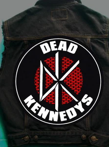 Dead Kennedys Fresh Fruit Punk Mädchen schwarz Denim abgeschnittene Weste Jacke 8-16 - Bild 1 von 131