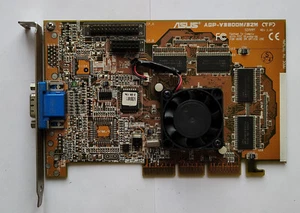 Tarjeta Asus AGP-V3800M nVidia TNT2 M64 32MB AGP VGA - ¡Prueba OK! - Imagen 1 de 4