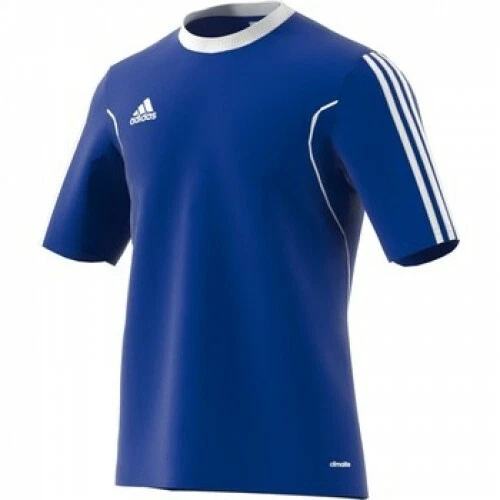 Adidas Boys Climalite Squadra 13 Jersey Shirt Cobalt White Youth soccer Size Med - Image 1 of 1