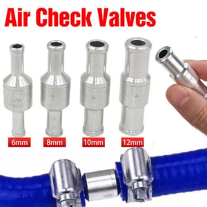 2PCS 8mm One Way Non Return Check Valve Air Fuel Petrol Diesel Oil Vacuum - Picture 1 of 10