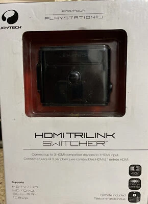 New Joytech HDMI Trilink Switcher Playstation 3 HD Blu-Ray 1080P - Image 1 of 4