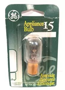 G E Lighting 15 Watt Clear Appliance Bulb T7 120 Volt Bayonet - Picture 1 of 2