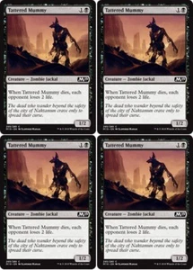MTG - 4x TATTERED MUMMY - M19/Core Set 2019 (C) - Picture 1 of 1