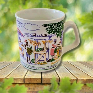 Barbados Ceramic Coffee Mug Jill Walker Design - Picture 1 of 1
