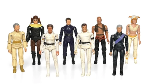 Mego 1979 Buck Rogers in the 25th Century - Figure Lot of 8 - Buck - Wilma Cover