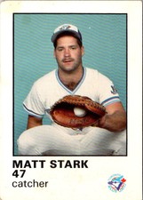1987 Toronto Blue Jays Fire Safety Matt Stark #NNO Toronto Blue Jays