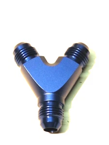 4AN NITROUS OXIDE OR FUEL Y DISTRIBUTION BLOCK 4AN X 4AN X 4AN BLUE - Picture 1 of 1