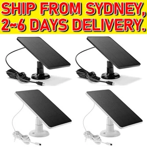 20W Solar Panels for Eufy Eufycam Cam E/2C/E/2 Pro Wall Mount / AU FREE SHIPPING - Picture 1 of 12