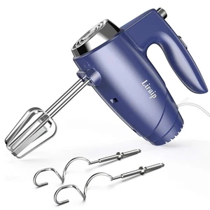 Liraip Hand Mixer Electric Whisk 5-Speed with 4 Attachments for Baking - Picture 1 of 6