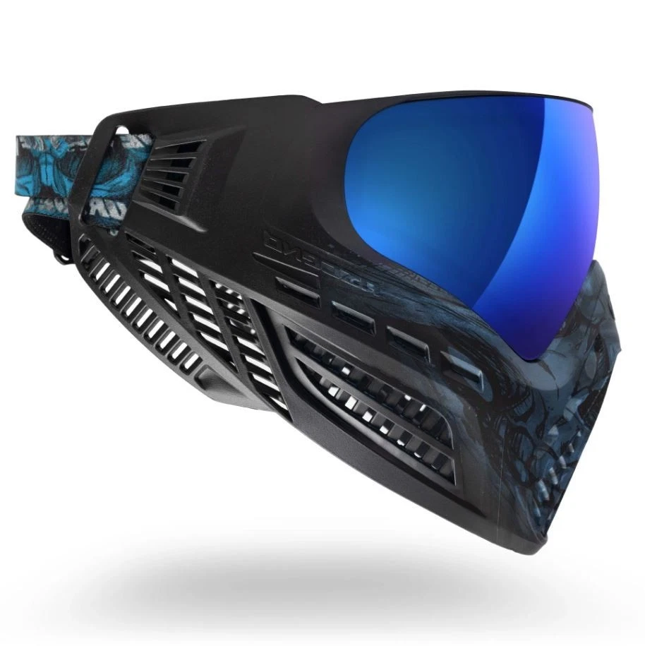 Virtue Paintball VIO Ascend Lente Térmica Protectora Gafas Máscara Cian Calavera LE Foto 1 de 1