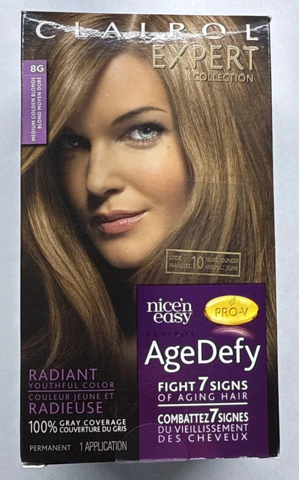 Clairol Age Defy Expert Collection Rubio Dorado Medio 8G Foto 1 de 1