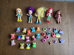 Strawberry Shortcake Doll Lot Berry Bitty Friends Dresses Skirts 2008 Lot 33 pc - Picture 1 of 24
