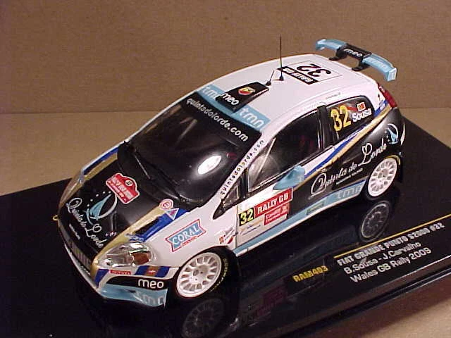 IXO #RAM403 1/43 Diecast Fiat Grande Punto S2000, 2009 Gales GB Rally, tmn #32 Foto 1 de 1