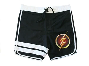 DC Comics The Flash Men's Swim Trunks NWT  - Picture 1 of 3
