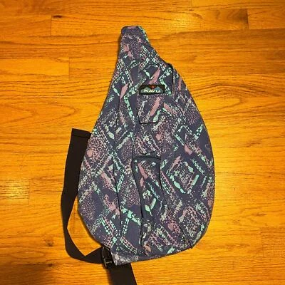 Kavu Rope Bag Crossbody Mini Sling Cotton Backpack Surf Camp School Hike Outdoor - Image 1 of 4