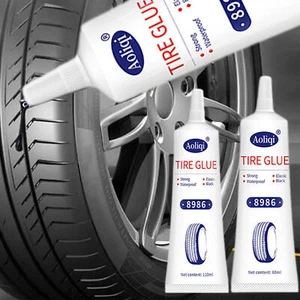 Adhesivo de reparación de goma para neumáticos fuerte impermeable banda de rodadura pared lateral pegamento para reparación de neumáticos - Imagen 1 de 14
