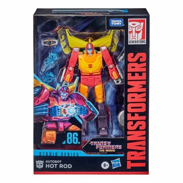 Hasbro Transformers Studio Series Hot Rod 86 Voyager Class Action Figure - F0712