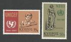Cyprus Stamps Sg 322-23 1968 Unicef Who - Mint Never Hinged