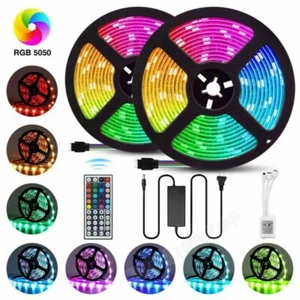 5050 3528 RGB SMD LED Strip Light WiFi IR BT Remote DC12V Power Supply - Picture 1 of 59