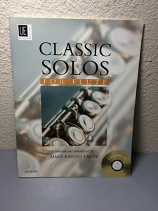 CLASSIC SOLOS FOR FLUTE By Mary Karen Clardy New with Cd Universal Edition - Picture 1 of 5